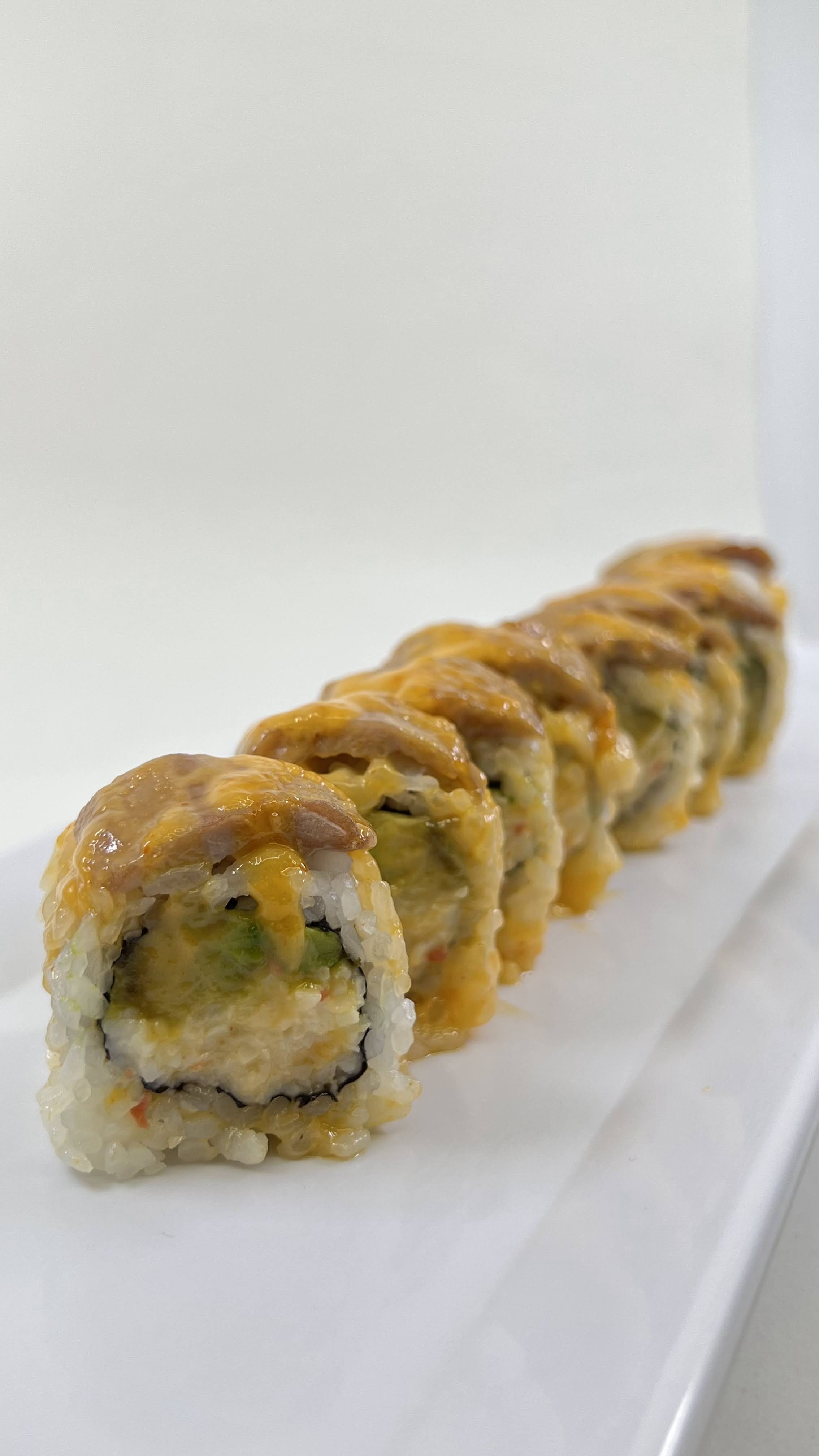 Order Baked Tuna Roll food online from Sushi Box store, Wylie on bringmethat.com
