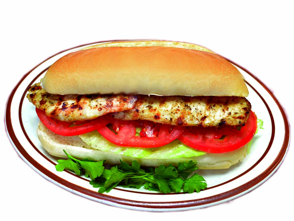 Order Charbroiled Chicken Sandwich food online from Famous Burgers store, Long Beach on bringmethat.com