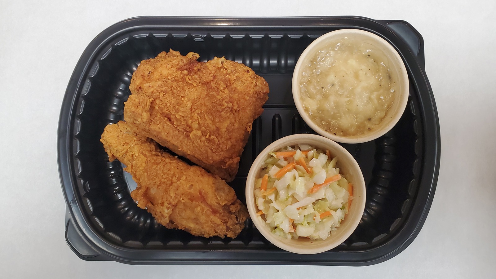 Order 2 piece Fried Chicken Drum & Thigh Meal food online from Lucky California store, San Jose on bringmethat.com