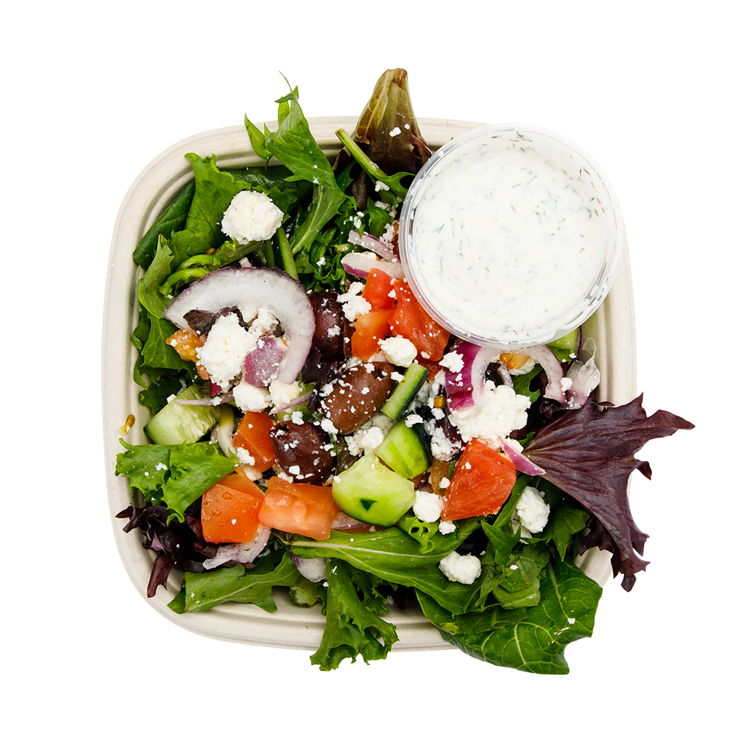 Order Side of Greek Salad food online from The Kebab Shop store, Pleasanton on bringmethat.com