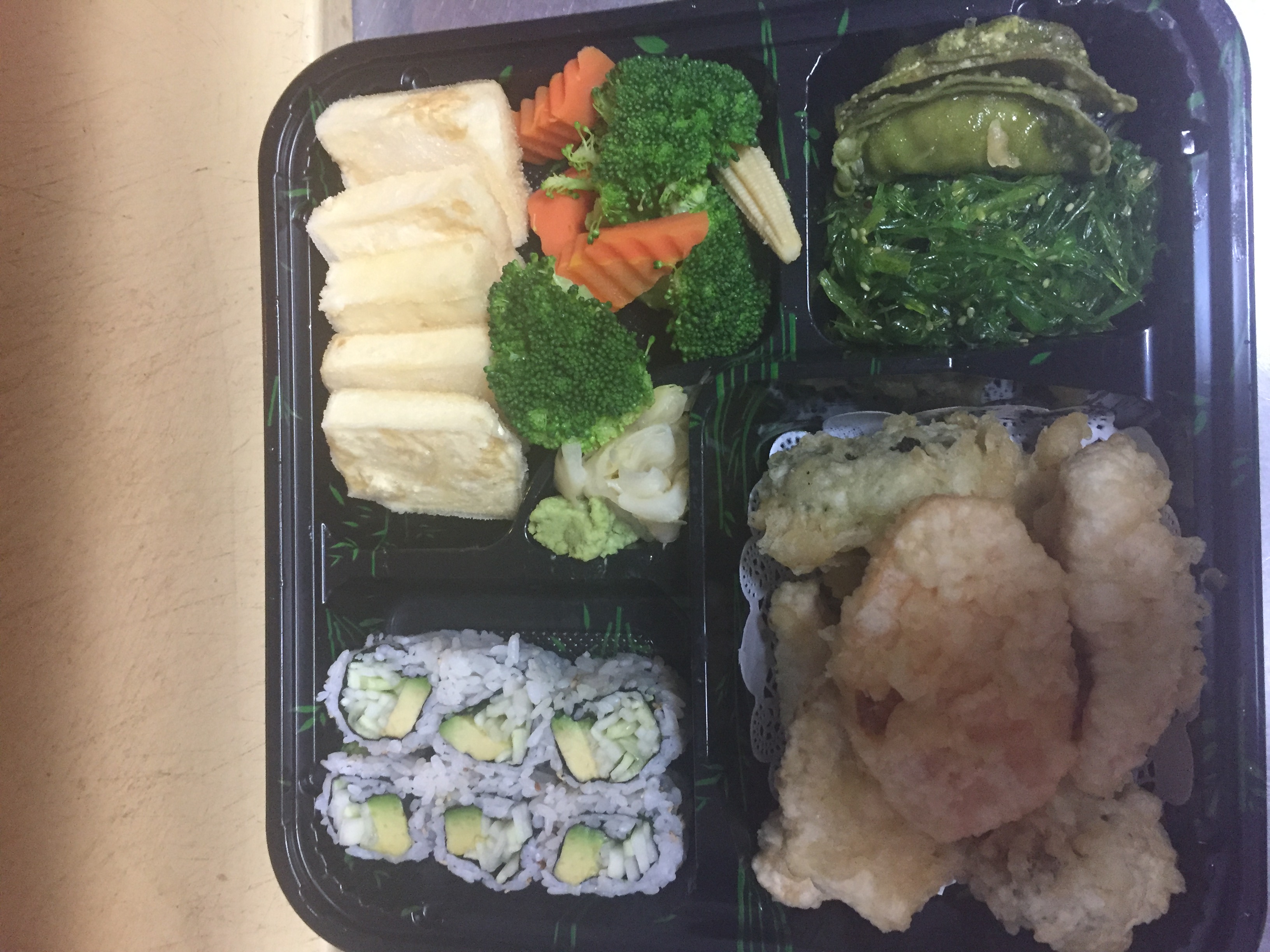 Order Vegetable Bento food online from Abi sushi store, Astoria on bringmethat.com