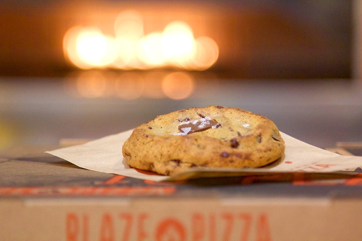 Order Chocolate Chip Cookie sprinkled with Sea Salt food online from Blaze Pizza store, San Francisco on bringmethat.com