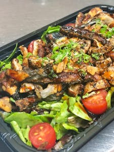Order Salmon Skin Salad food online from Asuka Sushi Japanese Cuisine store, Mt Laurel Township on bringmethat.com