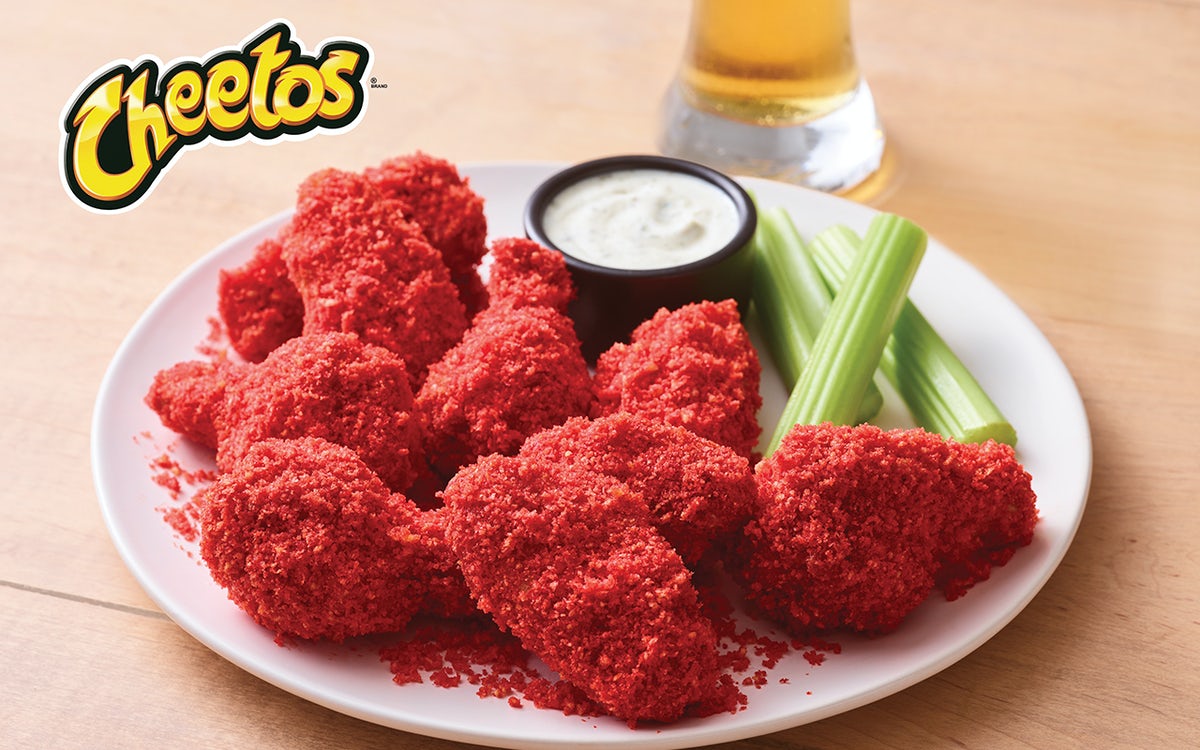 Order Cheetos® Flamin’ Hot® Double Crunch Bone-In Wings food online from Applebee store, Seven Hills on bringmethat.com