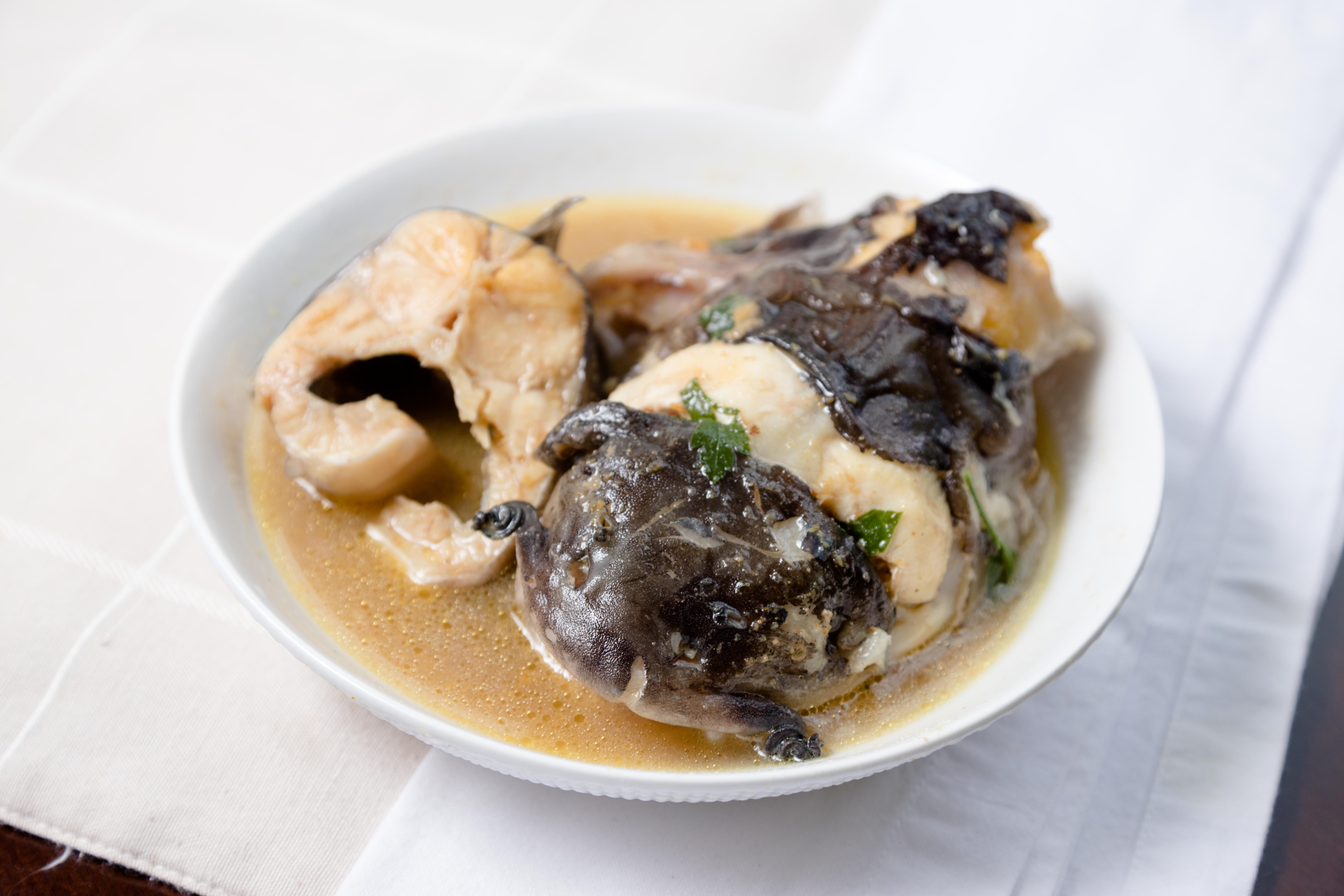 Order Cat Fish Pepper Soup food online from Naija Restaurant store, Newington on bringmethat.com