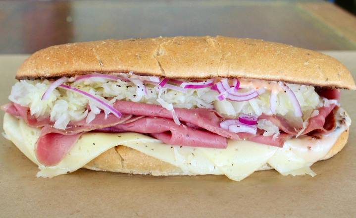Order Reuben on Rye food online from The Great Outdoors Sub Shop store, Dallas on bringmethat.com