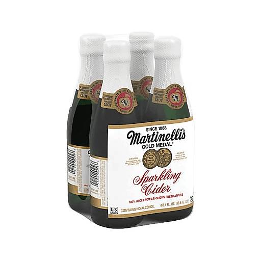 Order Martinelli's Sparkling Cider (4PK 8.4 OZ) 115019 food online from Bevmo! store, Albany on bringmethat.com