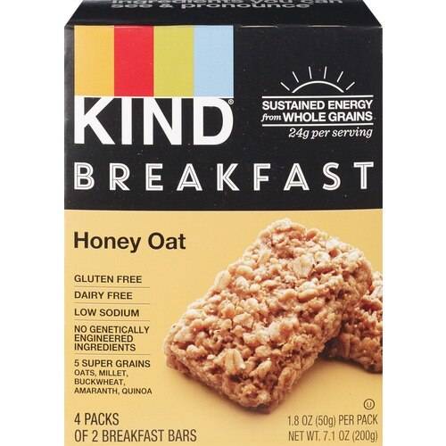 Order Kind Breakfast Bar 8.9 OZ, Honey Oat food online from Cvs store, LOS ANGELES on bringmethat.com