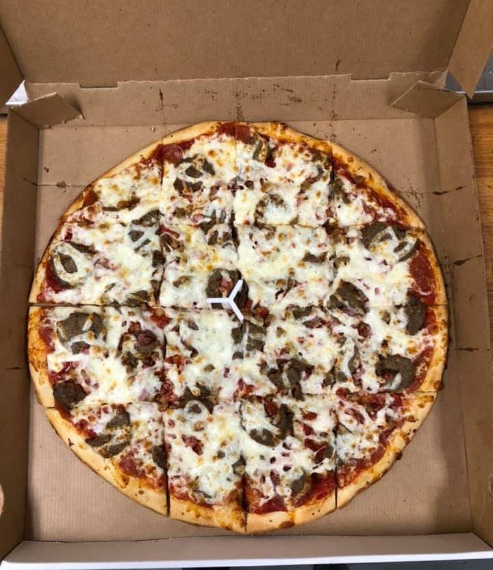 Order Meat Monster Pizza - 12'' food online from Rudino's Pizza & Grinders store, Knightdale on bringmethat.com