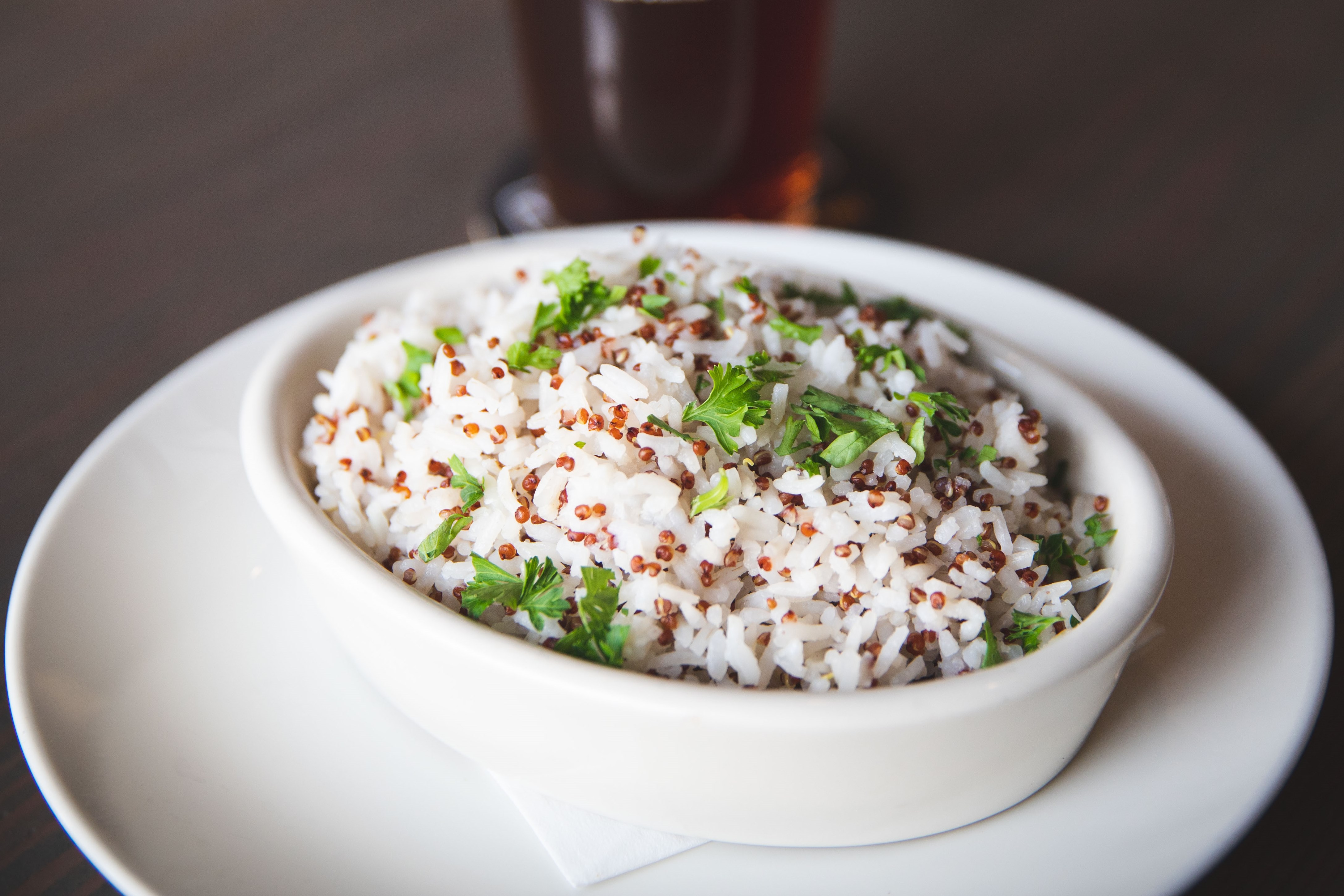 Order Quinoa Rice food online from Karl Strauss Brewing Company store, Carlsbad on bringmethat.com