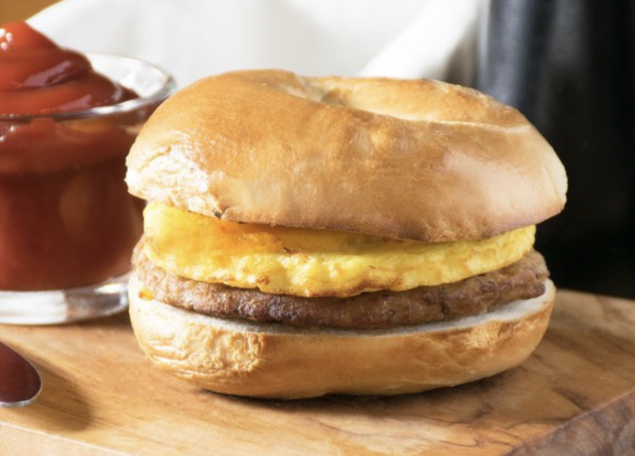 Order Sausage, Egg and Cheese Sandwich food online from Bosa Donuts store, Surprise on bringmethat.com