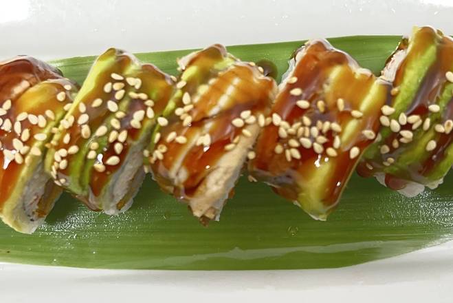Order Dragon Roll food online from Tora Tora Sushi store, San Diego on bringmethat.com