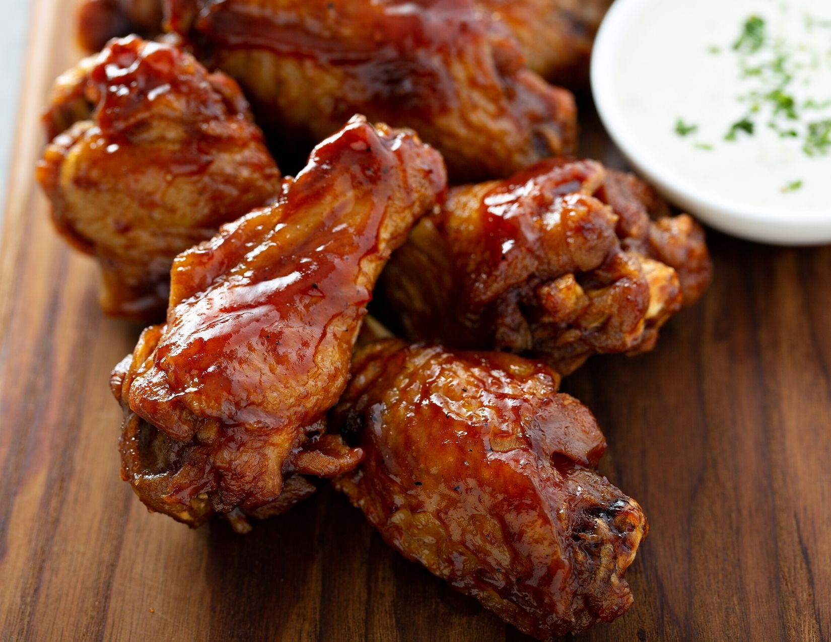 Order BBQ Chicken Wings food online from Bistro Z store, Tarrytown on bringmethat.com