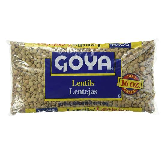 Order Goya Dry Lentil Beans 16oz food online from Everyday Needs by Gopuff store, Chino on bringmethat.com