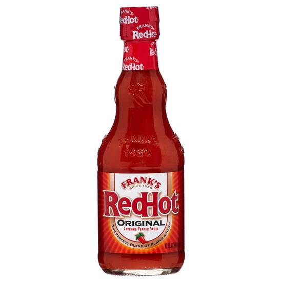 Order Frank's RedHot Original Cayenne Pepper Sauce 12oz food online from Everyday Needs by Gopuff store, La Quinta on bringmethat.com