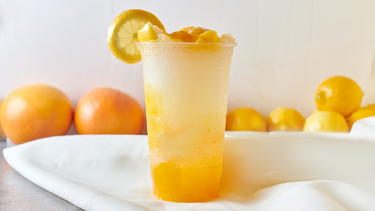 Order F5. Mango Lemonade (L) food online from Happy Lemon store, Bellevue on bringmethat.com