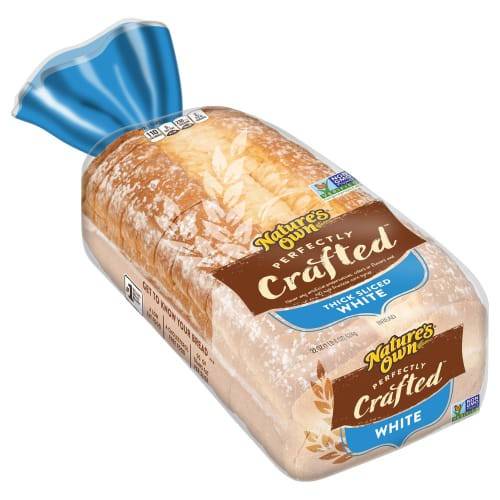 Order Nature's Own · Perfectly Crafted Thick Sliced White Bread (22 oz) food online from ACME Markets store, Vernon on bringmethat.com