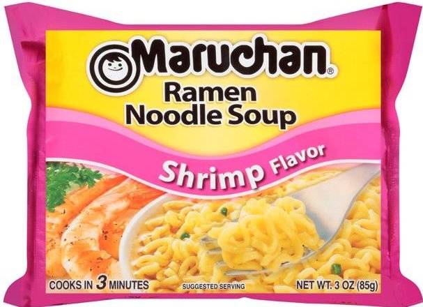 Order Maruchan Shrimp Noodle Packets food online from Exxonmobil store, Dallas on bringmethat.com