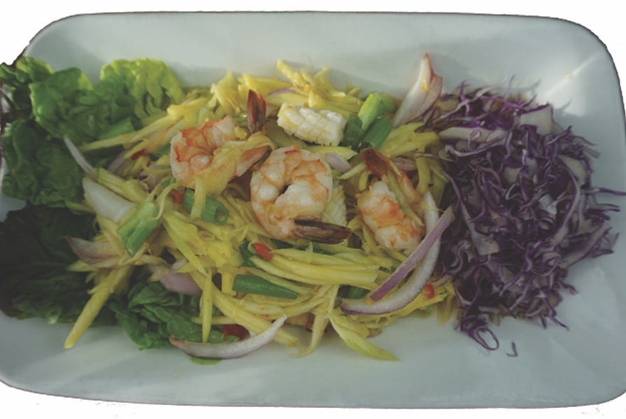 Order Mango Salad food online from Double Delicious Thai Cuisine store, Fountain Valley on bringmethat.com