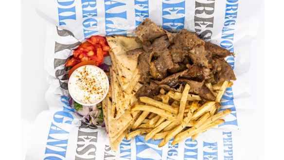 Order Gyro Plate food online from Nick The Greek store, Daly City on bringmethat.com
