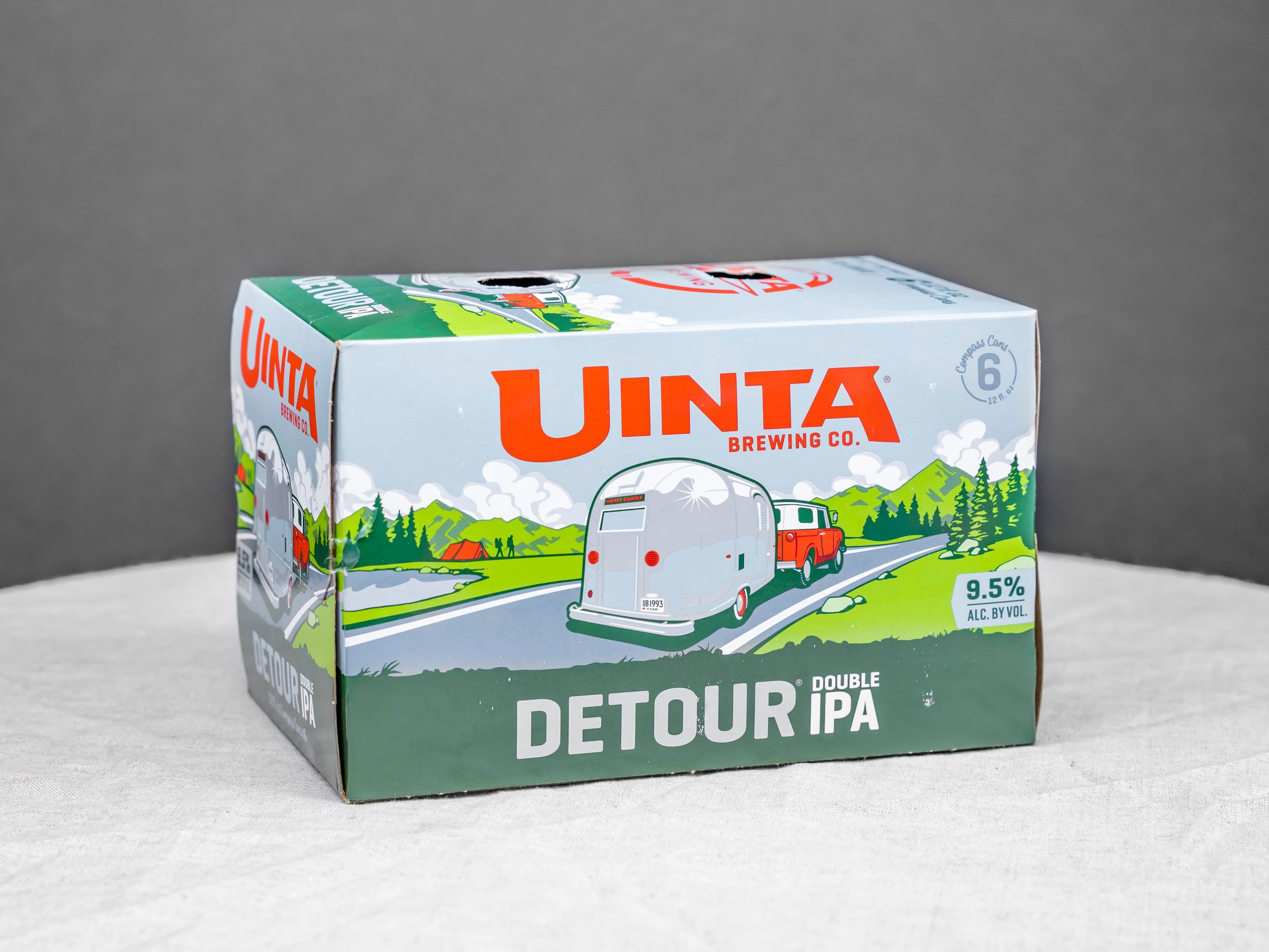 Order 6 Pack Canned Uinta Detour Double IPA food online from Bistro Liquor store, Huntington Beach on bringmethat.com