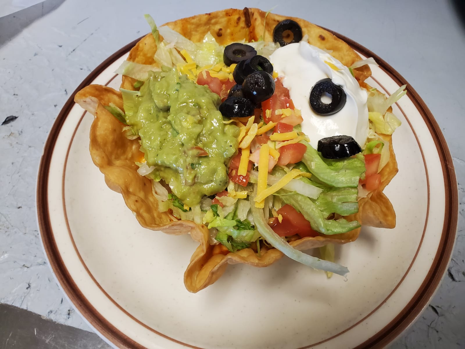 Order Taco Salad food online from Mi Jalisco Family Mexican store, Aloha on bringmethat.com