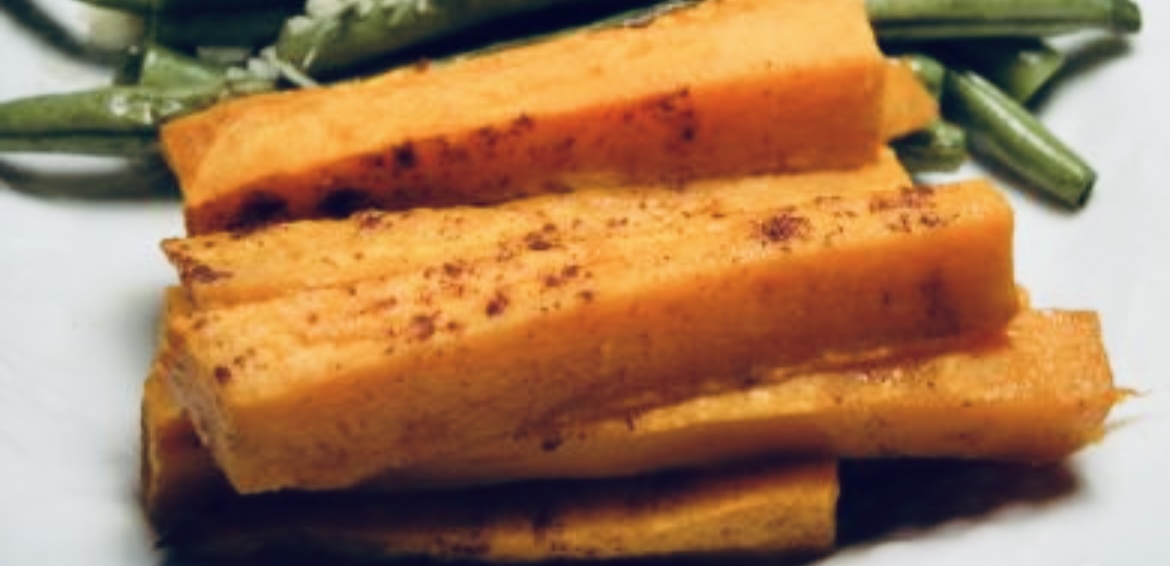 Order Cinnamon Yam Fries food online from Good health cafe store, New York on bringmethat.com