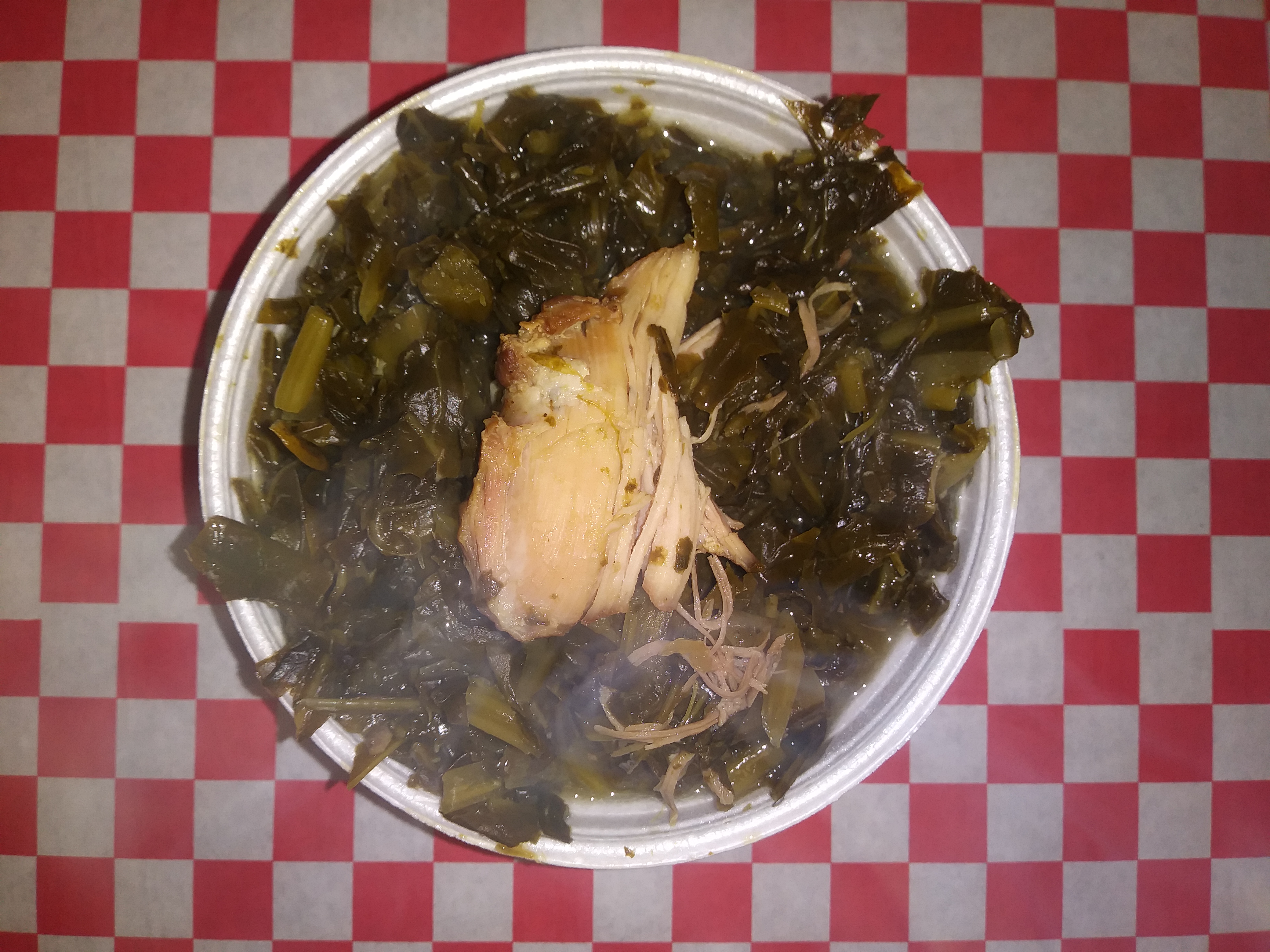 Order Collard Greens food online from Ohio City BBQ store, Cleveland on bringmethat.com