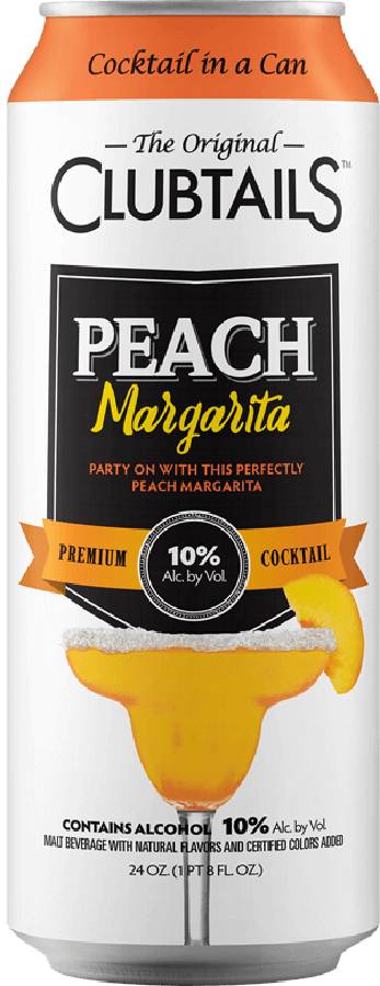 Order Clubtails Peach Margarita food online from Red Roof Market store, Lafollette on bringmethat.com