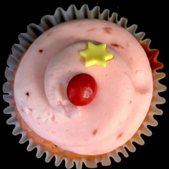 Order Real Strawberry Jumbo Cupcake food online from Waterside District store, Norfolk on bringmethat.com