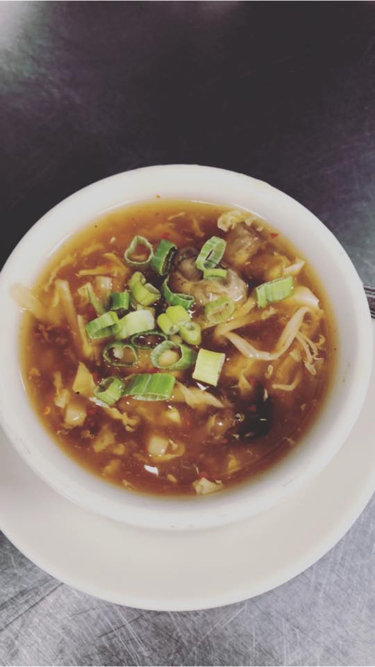 Order Hot and Sour Soup food online from Double Happiness Restaurant store, Wilmington on bringmethat.com