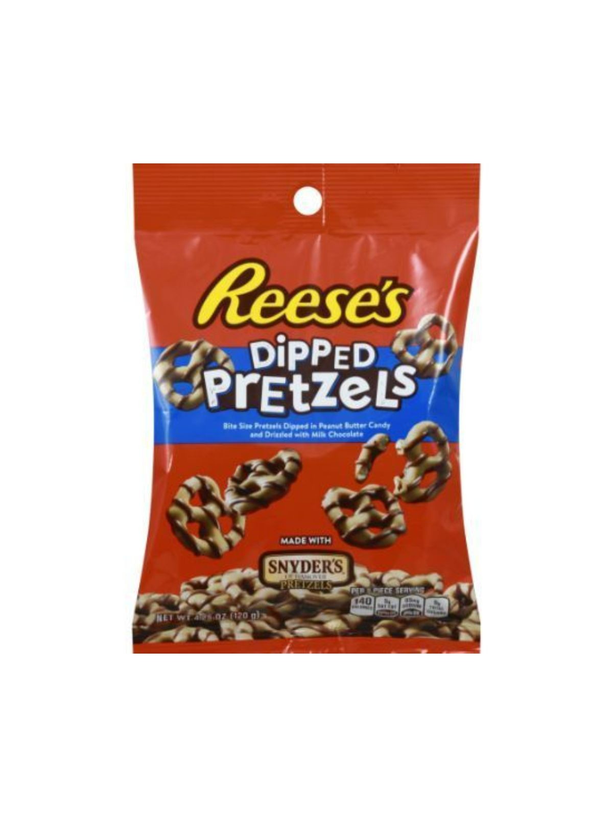 Order Reese's Dipped Pretzels (4.25 oz) food online from Stock-Up Mart store, Marietta on bringmethat.com
