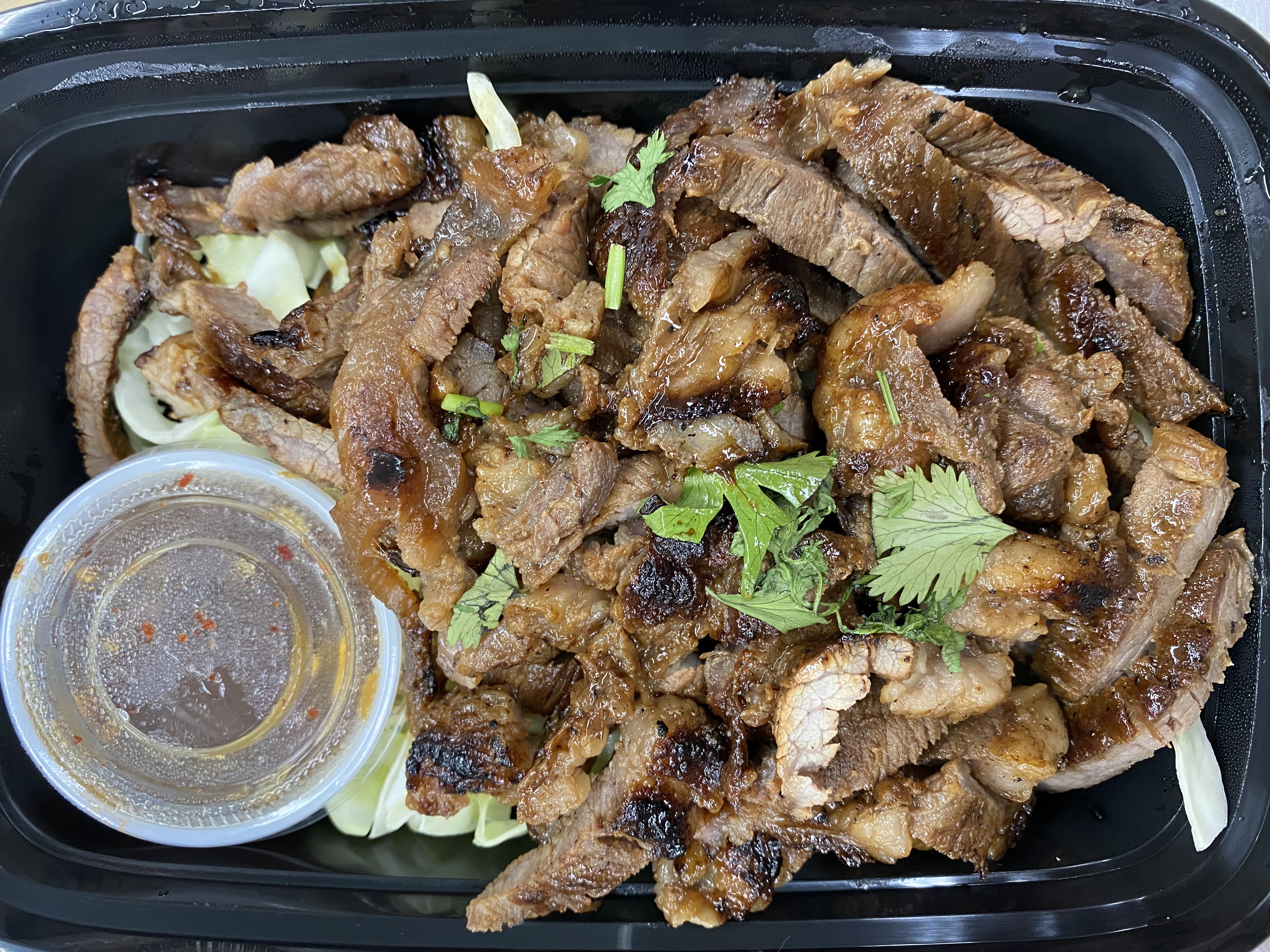 Order BBQ Beef (Cry Tiger) food online from Lucky Deli store, Los Angeles on bringmethat.com