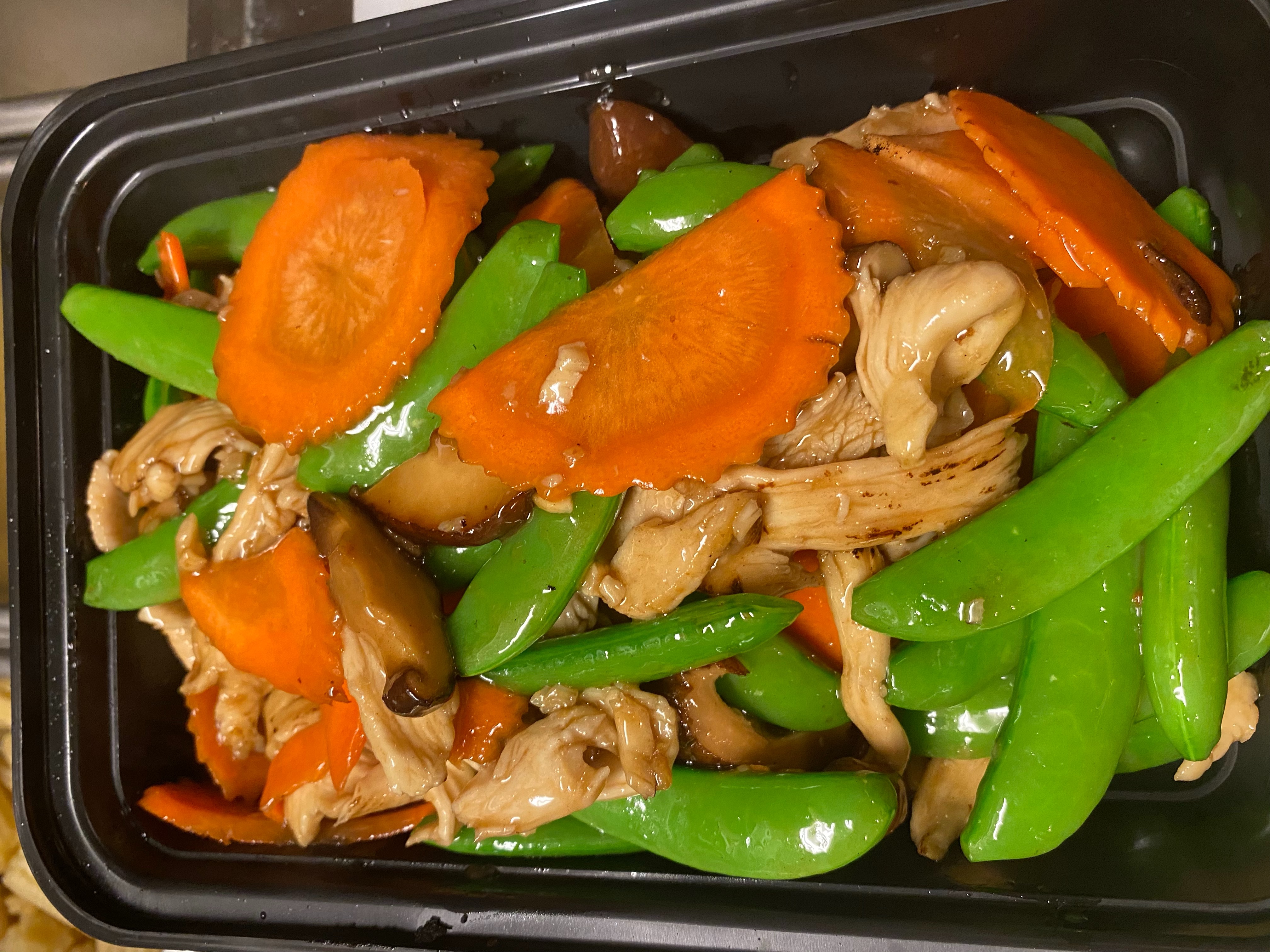 Order Snap Peas Dinner food online from Orchid Thai Restaurant & Bar store, Falmouth on bringmethat.com