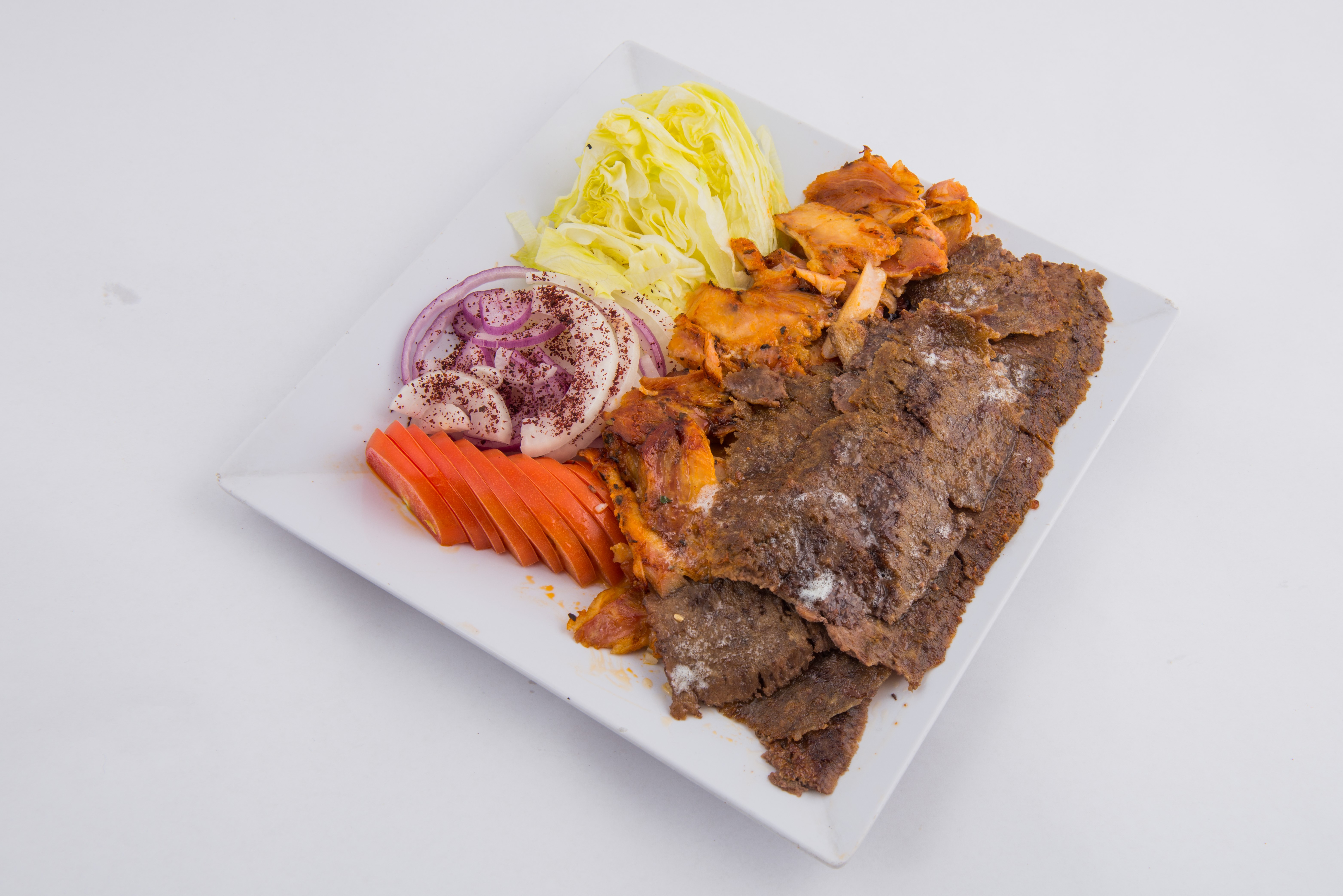 Order Mix Beef & Chicken Gyro sandwich  food online from Mangal Kabob  store, Sunnyside on bringmethat.com