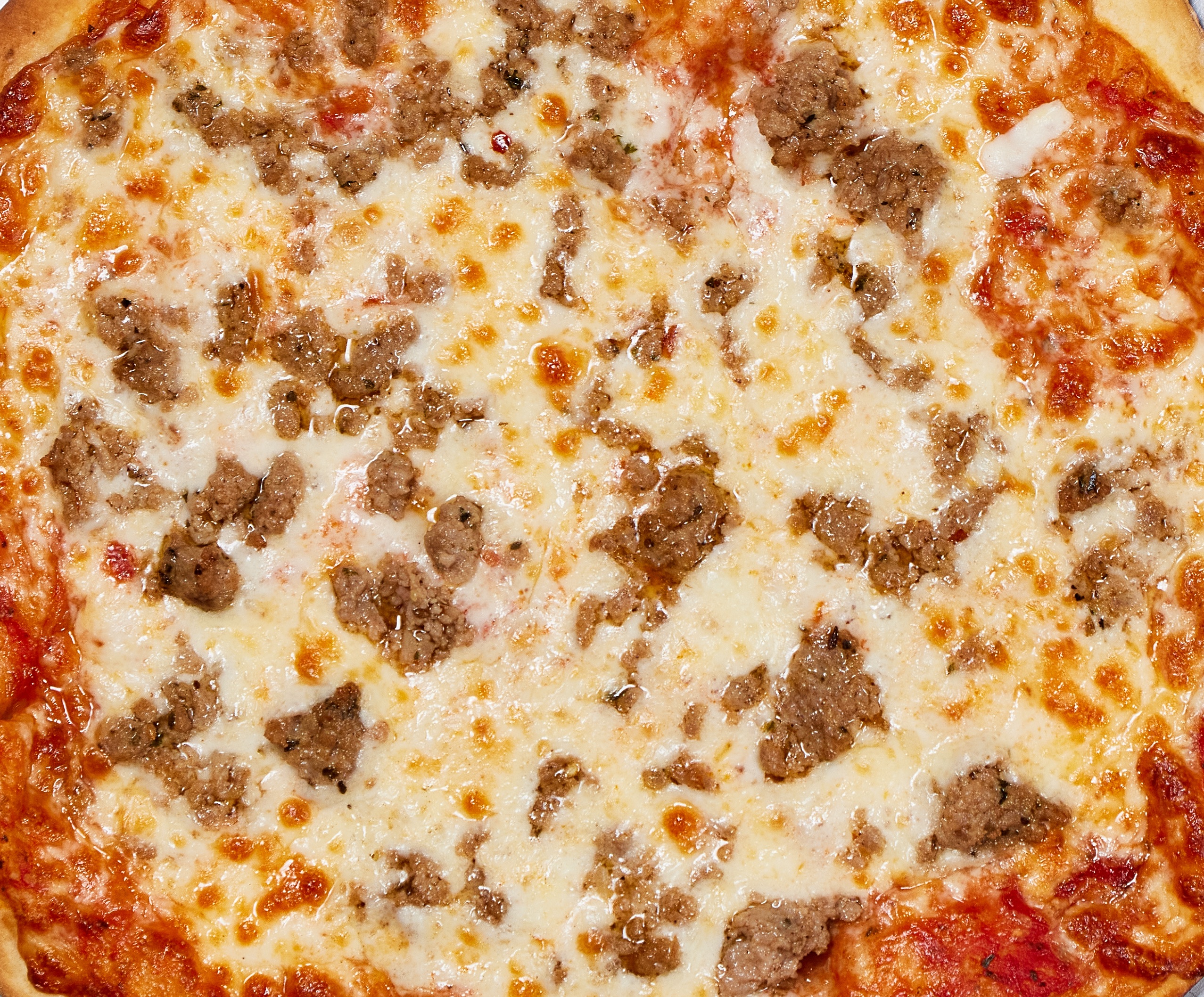Order 18" XL Sausage Pizza food online from Heavenly Crust Pizza store, North Richland Hills on bringmethat.com