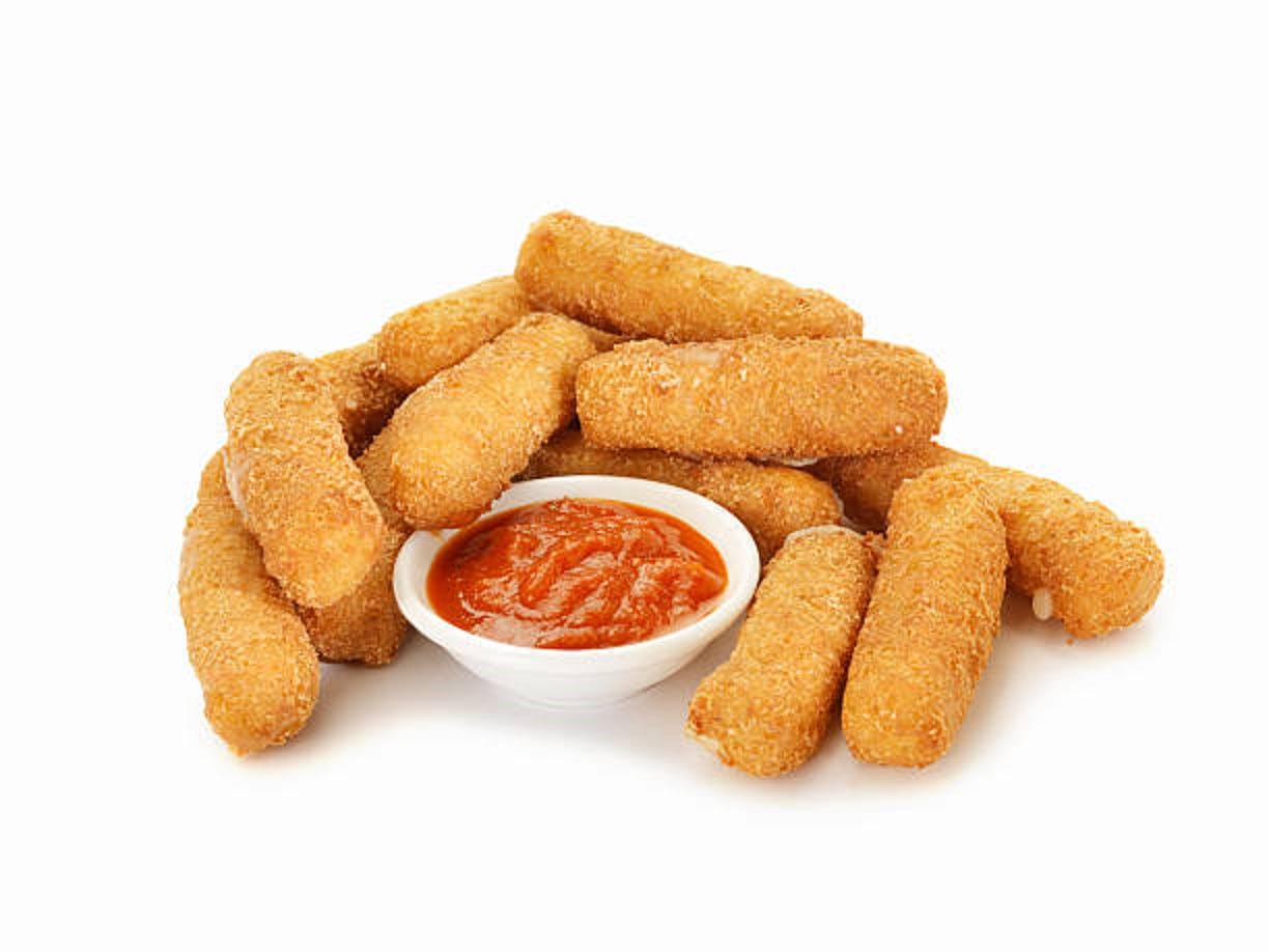 Order Mozzarella Sticks - 6 Pieces food online from House of Pizza store, Clinton on bringmethat.com