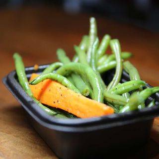 Order Fresh Green Beans & Carrots food online from Sharko'S Bbq store, Naperville on bringmethat.com