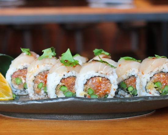 Order Pacific Isle Roll food online from Hapa Sushi Grill and Sake Bar store, Boulder on bringmethat.com