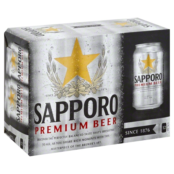 Order Sapporo Premium 12oz cans - 12 pack food online from Cactus Food Mart store, Scottsdale on bringmethat.com