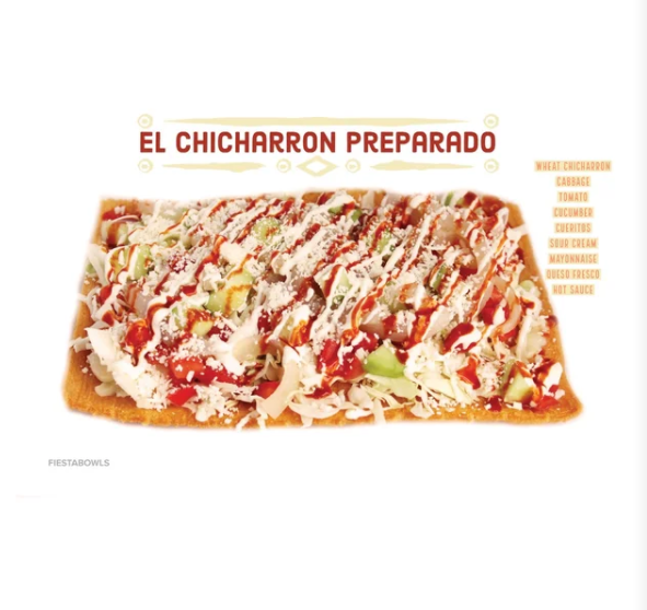 Order Chicharron Preparado food online from Fiestabowls store, San Francisco on bringmethat.com