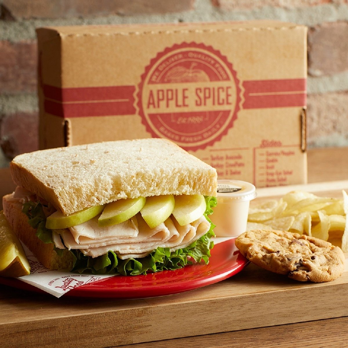 Order Granny Apple Turkey Sandwich | Classic food online from Apple Spice store, Ogden on bringmethat.com