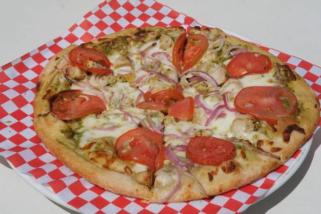 Order 18" Extra Large Chicken Pesto Pizza food online from Pizza Pronto store, San Diego on bringmethat.com