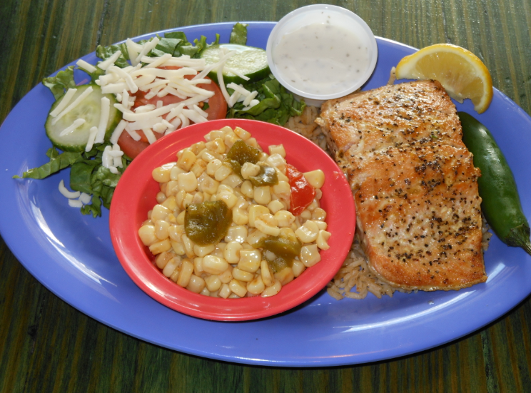 Order Grilled Salmon food online from J. Anthony Seafood Cafe store, San Antonio on bringmethat.com