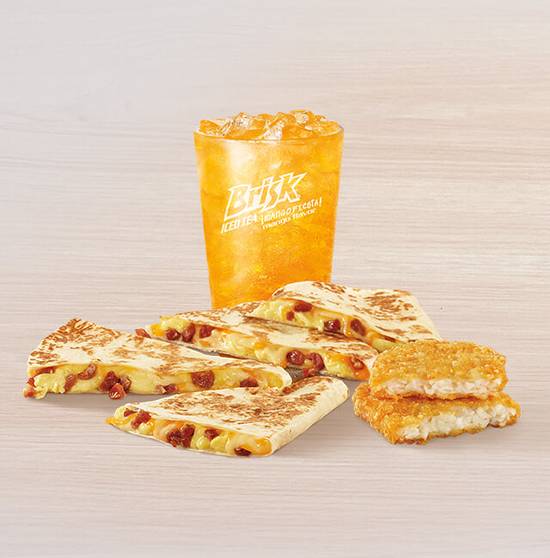 Order Breakfast Quesadilla Combo food online from Taco Bell store, Round Lake Beach on bringmethat.com