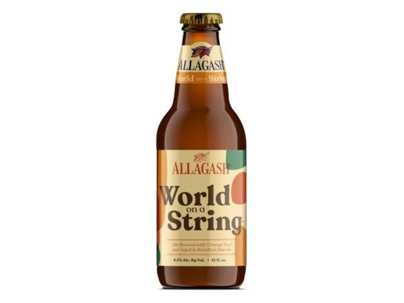 Order Allagash World on a String - 4x 12oz Bottles food online from Wine Expo store, Santa Monica on bringmethat.com