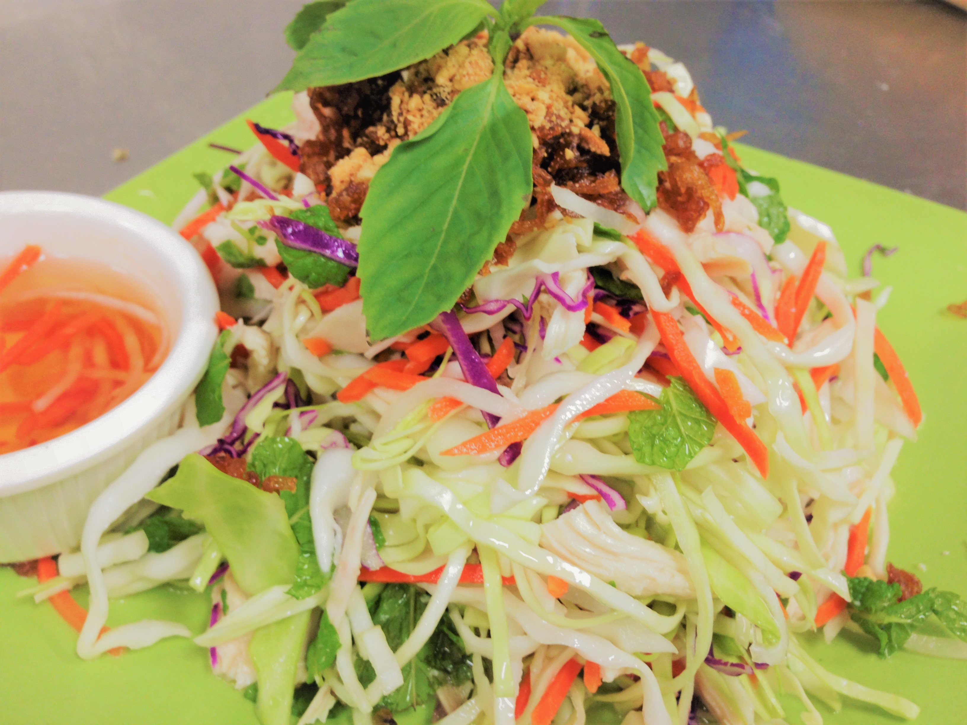 Order A13.  Cabbage Chicken Salad food online from Pho Saigon Express store, Escondido on bringmethat.com