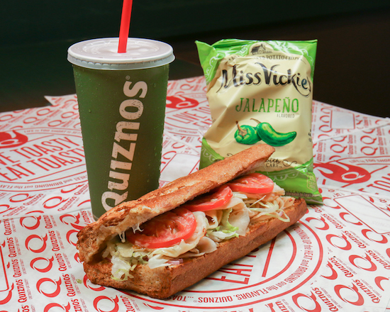 Order Turkey, Ranch and Swiss Sub Combo food online from Quiznos store, Hobbs on bringmethat.com