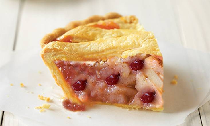 Order Apple Cranberry Lattice Pie Slice food online from Village Inn store, Aurora on bringmethat.com
