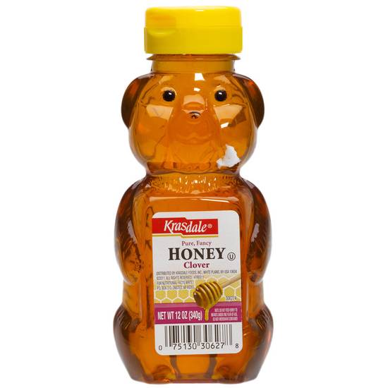 Order Pure Honey Bear Squeeze bottle 12oz food online from Everyday Needs by Gopuff store, Tracy on bringmethat.com